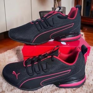 Puma Axelion NXT Mens Training Shoes black Urban red Size 9.5 NEW